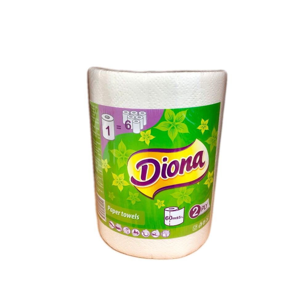 Gruine Diona Rulla K sipaperi 60m Keskivedolla K sipyyhkeet