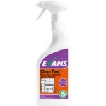 Evans Clean Fast hapan puhdistusaine saniteettitiloihin 750ml