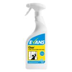 Evans Clear Lasi- ja teräspintojen puhdistusaine 750ml