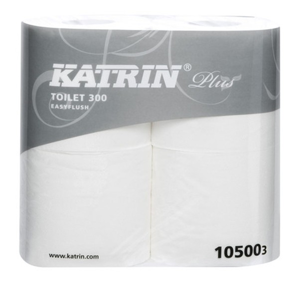 Katrin 10500(3) Plus Toilet 300 Easy Flush WC-paperi