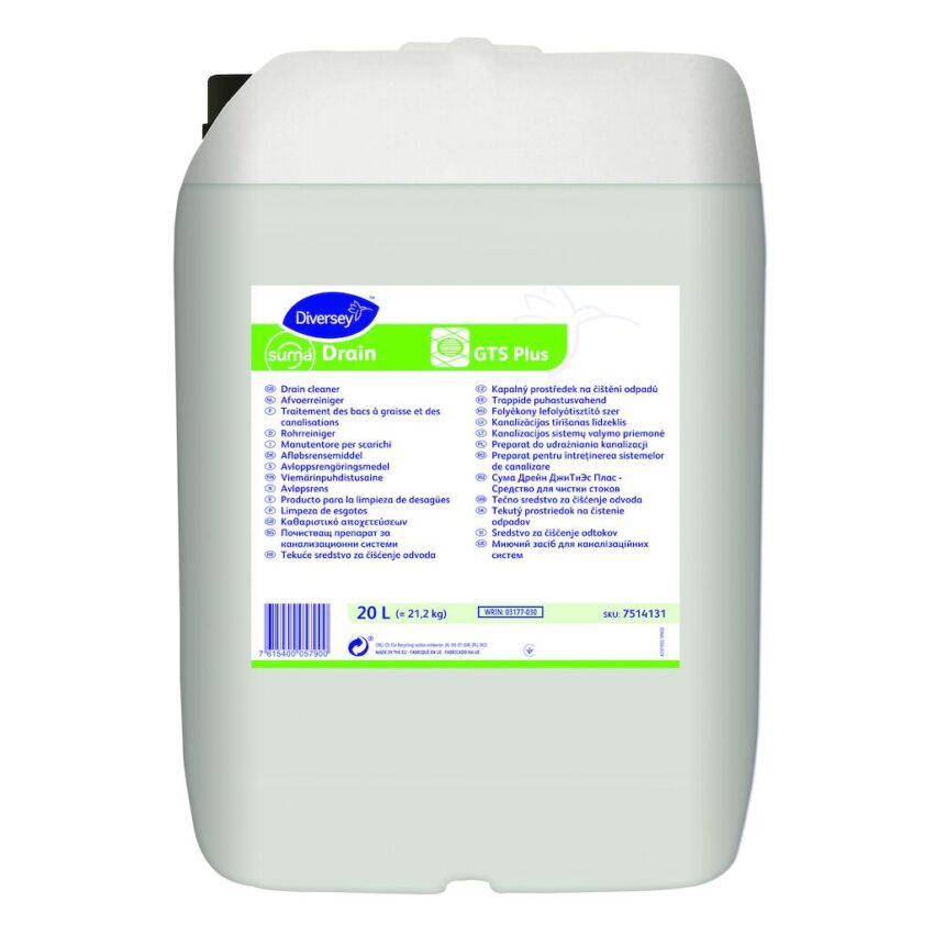 Diversey Suma Drain GTS Plus viemärinpuhdistusaine 20l