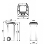 Biojäteastiat 80L