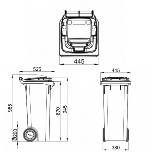 ESE Jäteastia 80L