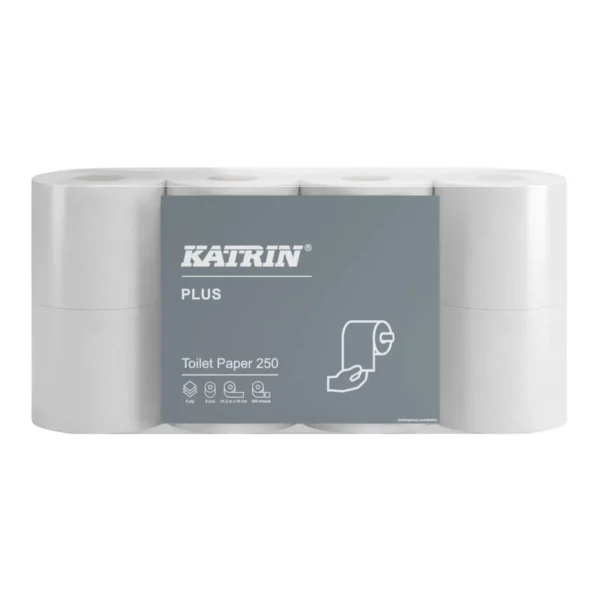 Katrin Plus Wc-paperi 250 valkoinen