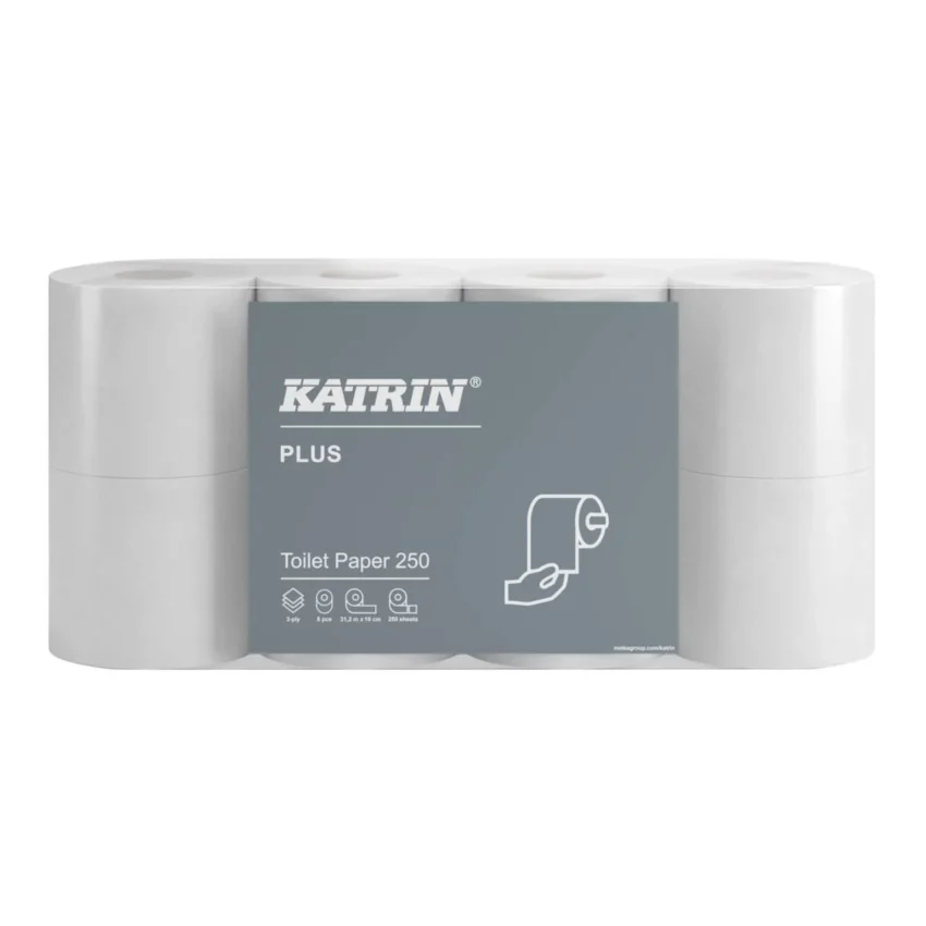 Katrin Plus Wc-paperi 250 valkoinen