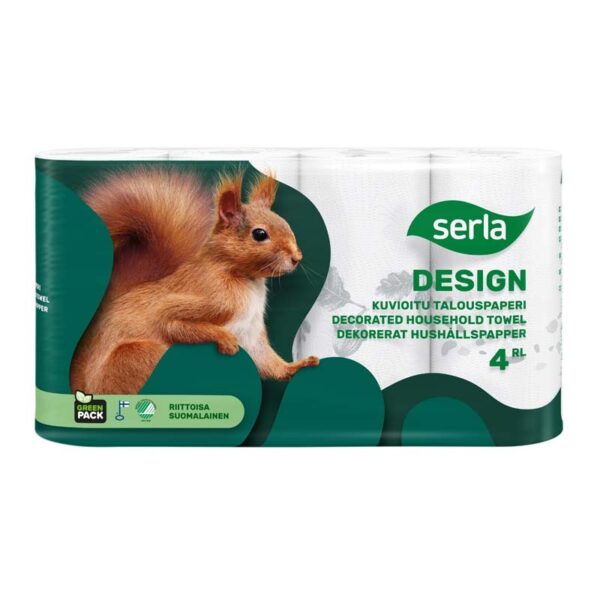 Serla Orava talouspaperi kuviollinen 20rll