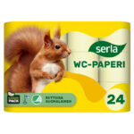 Serla Orava wc-paperi 3-kerroksinen 24rll