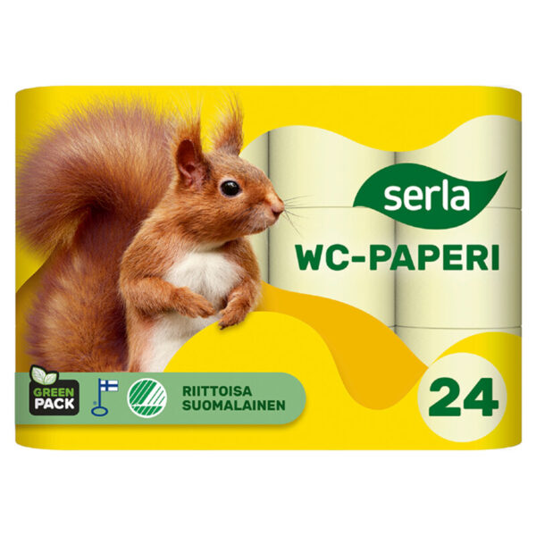 Serla Orava wc-paperi 3-kerroksinen 24rll