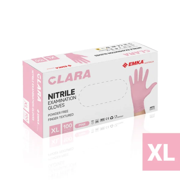 Kertakäyttöiset nitriilikäsineet Clara XL