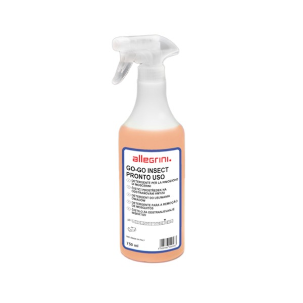 GO-GO INSECT PRONTO USO Helppokäyttöinen hyönteistenpoistoaine autoille 750ml